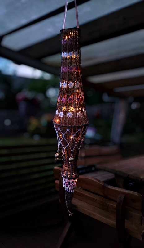 Häkelanleitung Lampion Flora