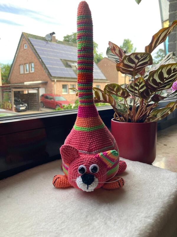 Häkelanleitung Türstopper Katze