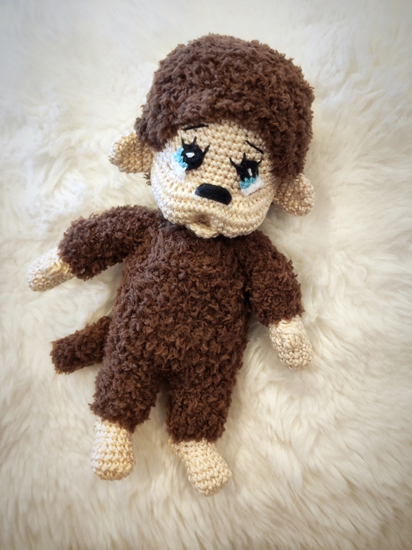 Häkelanleitung Coco das kleine Äffchen – flauschiges Amigurumi PDF