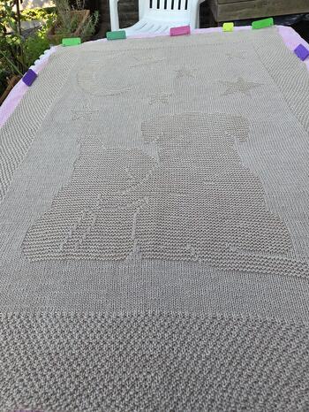 #Baby Decke Traumnacht. Die Anleitung war gut verständlich und die Decke leis sich gut nachstricken.