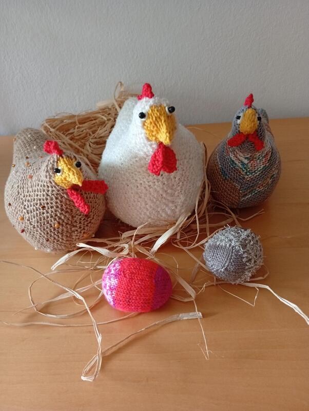 Strickanleitung Kuschelhuhn "Helga"