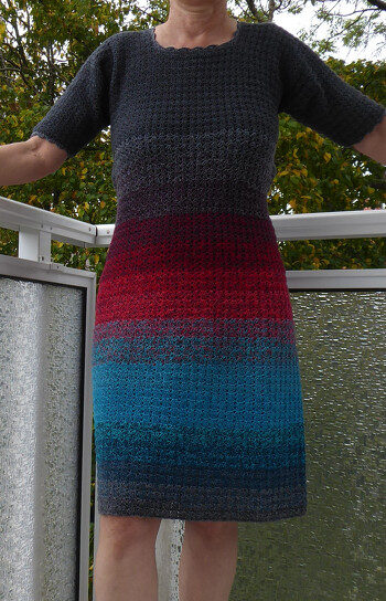 Ein tolles Kleid! Hat Spaß gemacht zu häkeln!