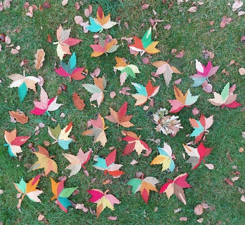 Der Herbst ist da! Ca. 900m Sticktwist verhäkelt.