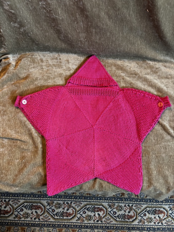 Schlafsack als Stern für Babys/Kinder
