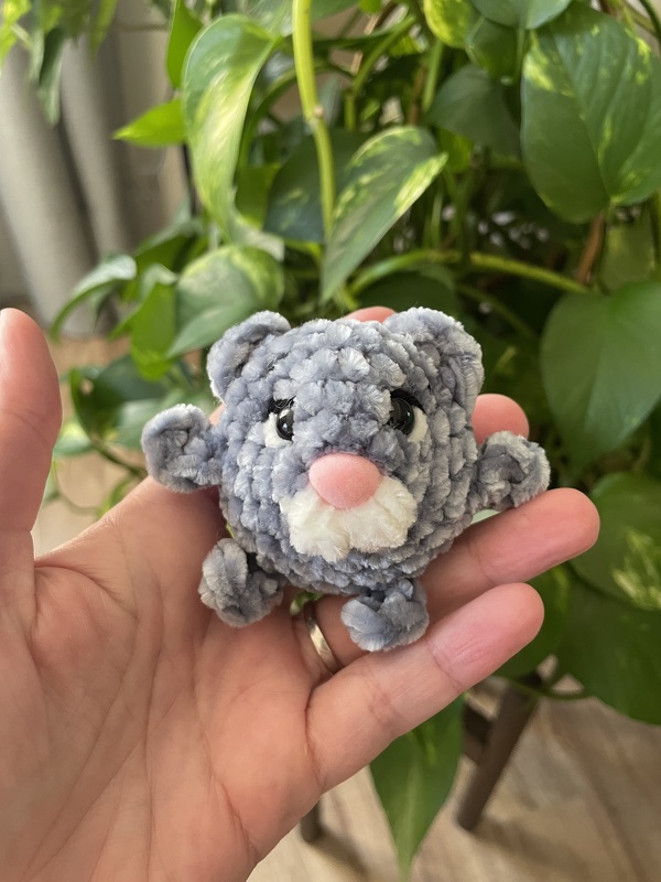 Pocket Puff Babies Crochet Pattern – Mini Bunny &amp; Kitty Plush