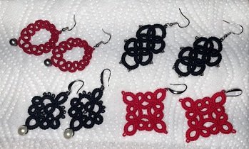 Dritter Versuch, diesmal Needle Tatting statt Schiffchen.