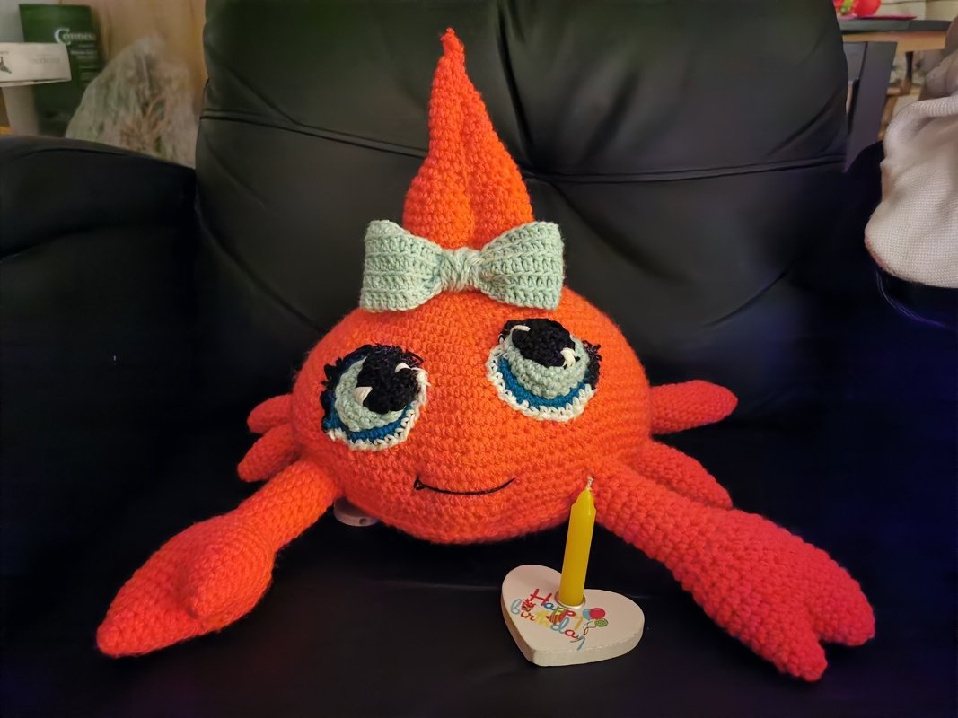 Krebs Gil Häkelanleitung Amigurumi