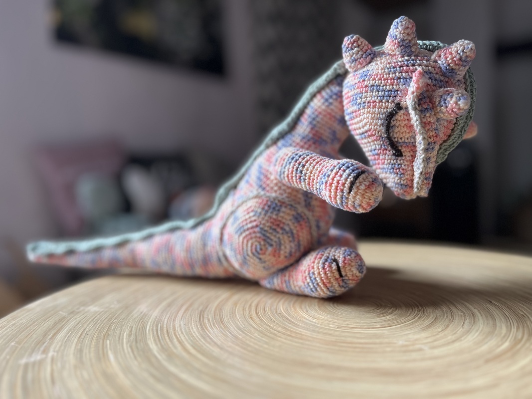 Dragon Love Pattern Amigurumi