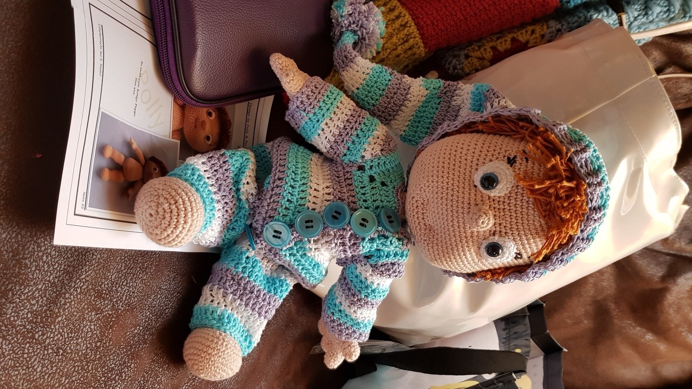 Häkelanleitung Puppe, Seppl Schlafmütze