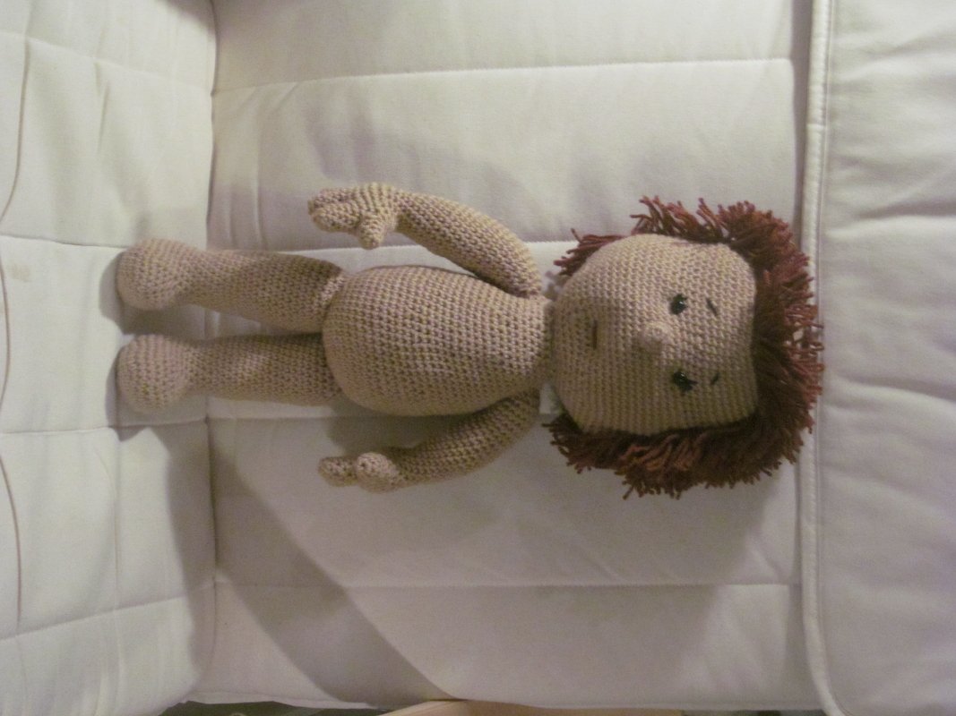 Häkelanleitung Puppe, Seppl Schlafmütze