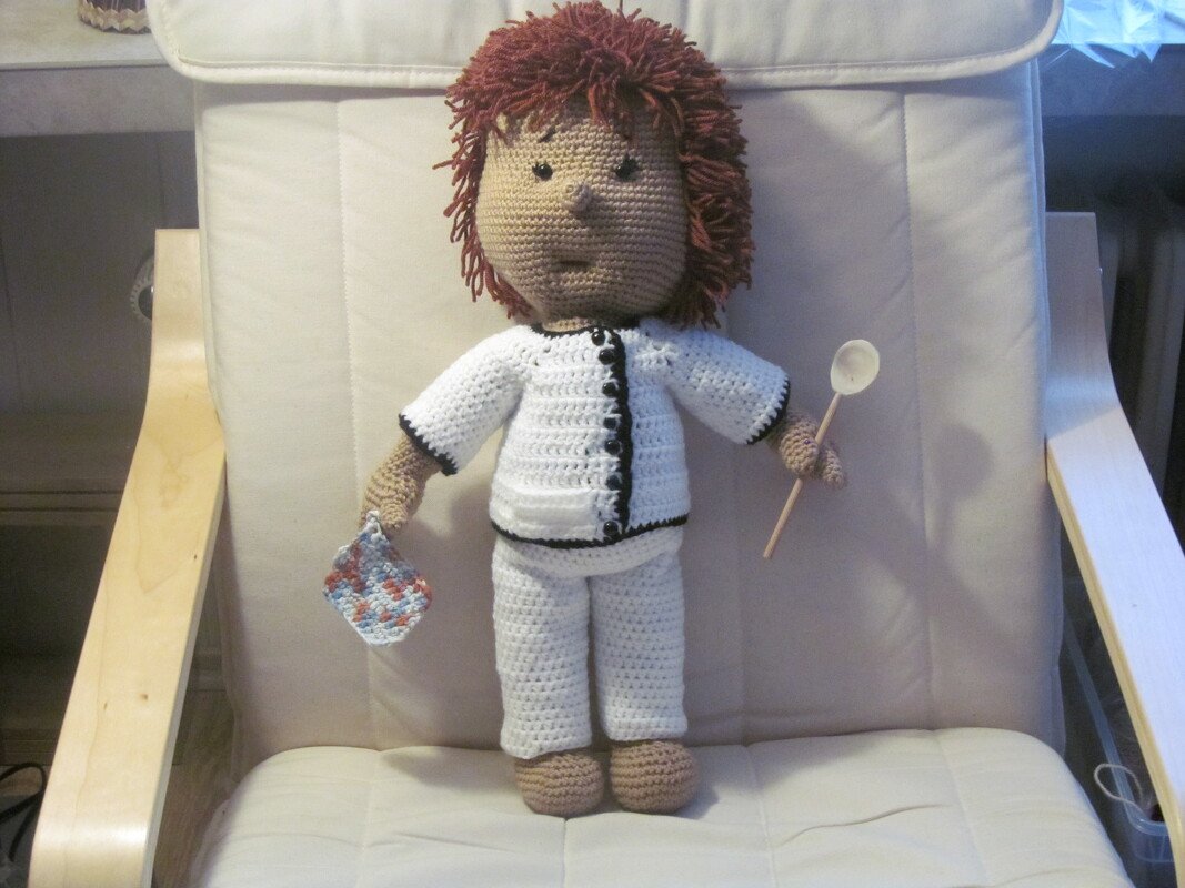 Häkelanleitung Puppe, Seppl Schlafmütze