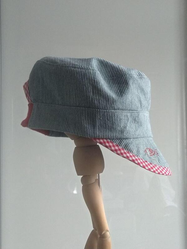 Lausbuben-Kappe Schnitt + Anleitung Hut Kappe (KU 35cm bis 58cm)