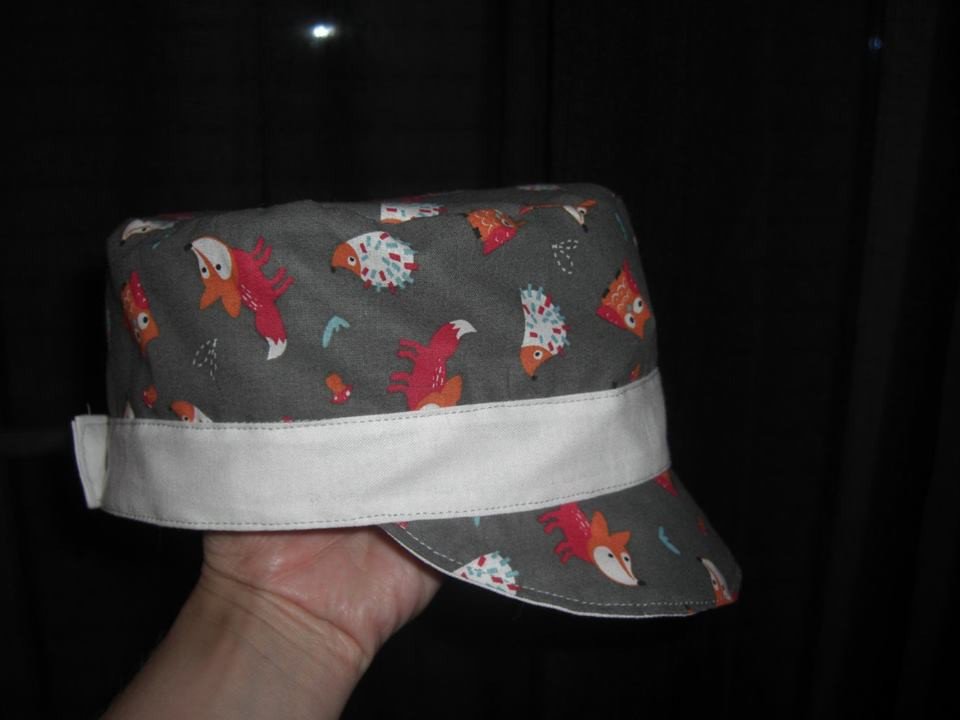 Lausbuben-Kappe Schnitt + Anleitung Hut Kappe (KU 35cm bis 58cm)