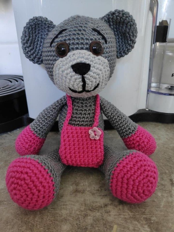 Häkelanleitung - Teddy Timmy