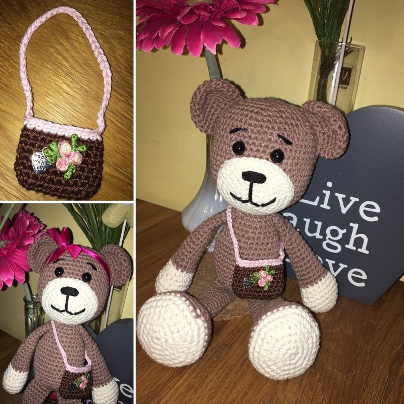 Häkelanleitung - Teddy Timmy