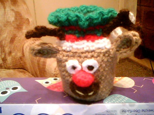 Häkelanleitung Adventskalender Rudolf Rentier / 2 Größen / 2 Motive