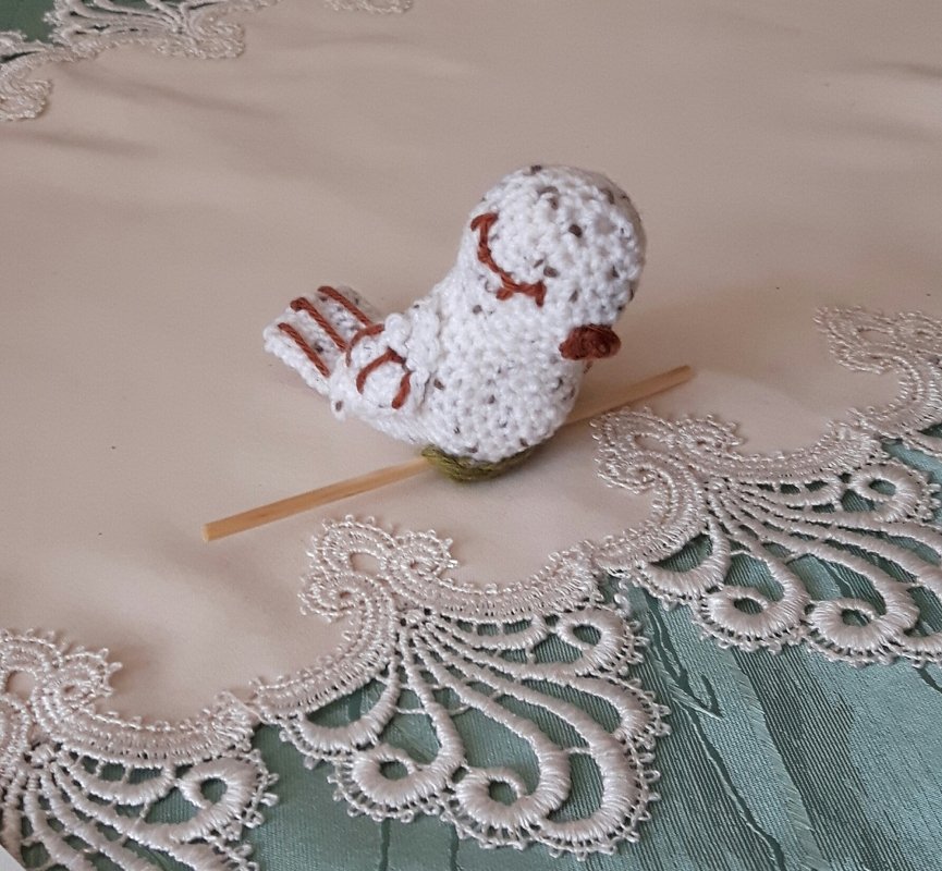 Amigurumi bird, approx. 12 cm (as decoration or pendant)