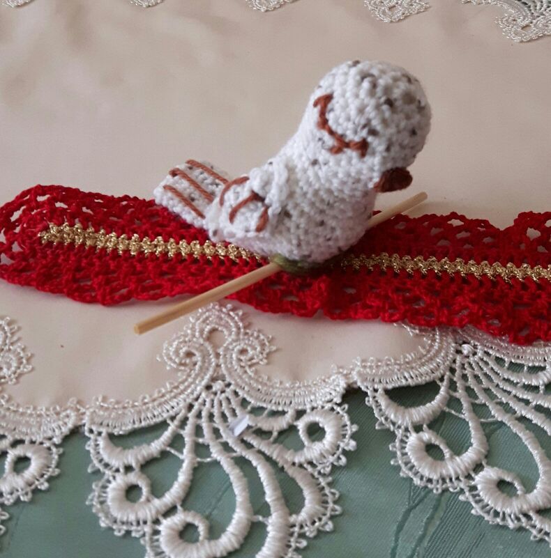 Amigurumi bird, approx. 12 cm (as decoration or pendant)