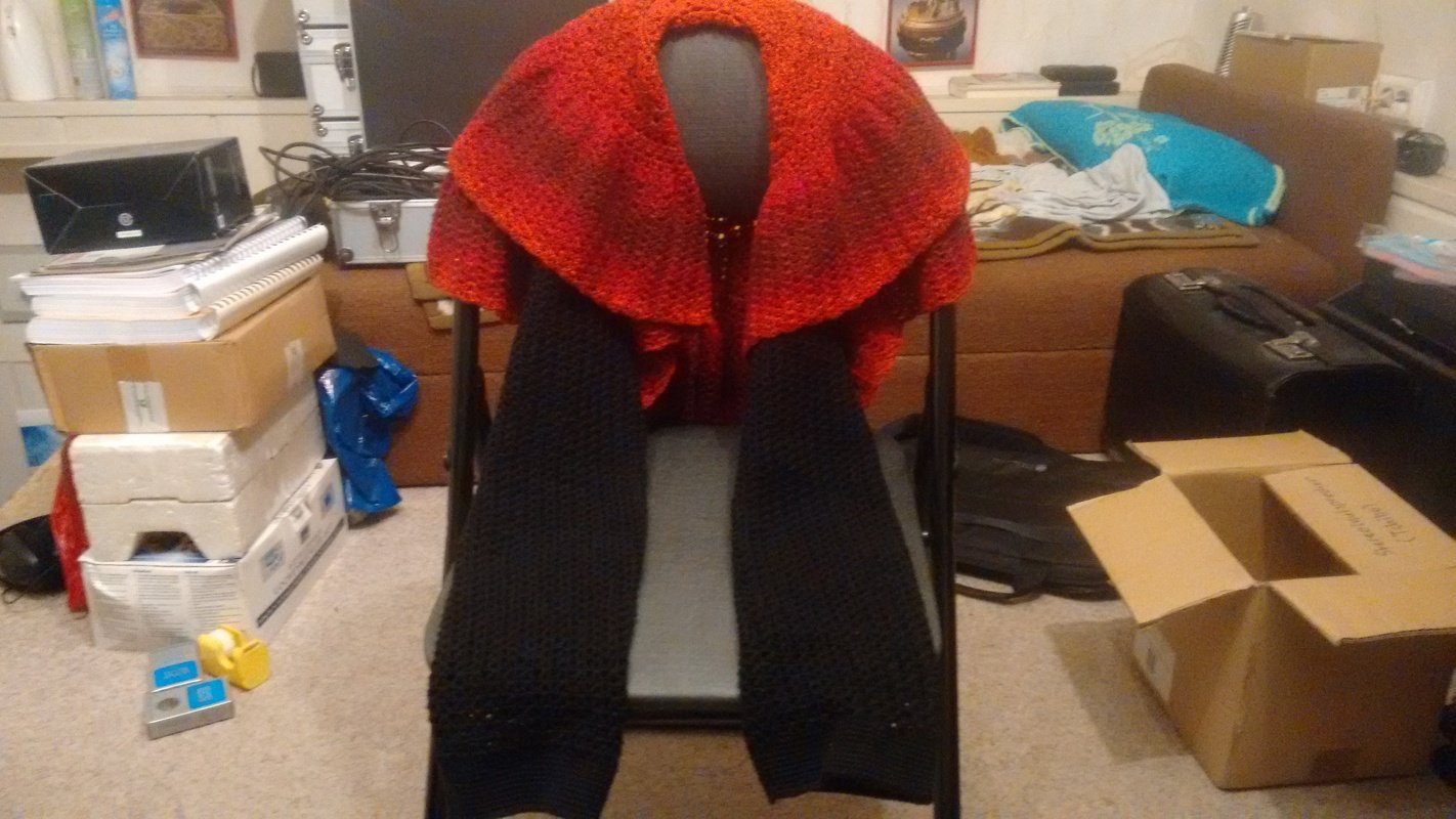 Häkelanleitung Kreisjacke "Feuertaufe" - alle Größen