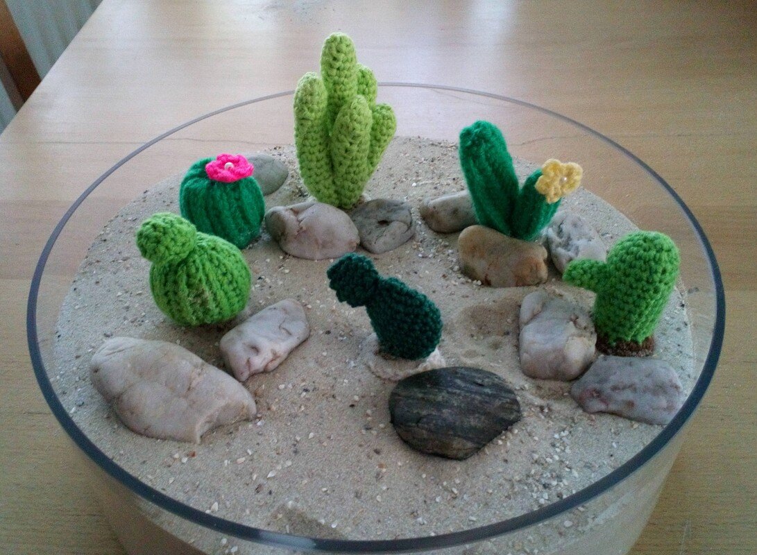 Crochet Pattern Cactus Garden