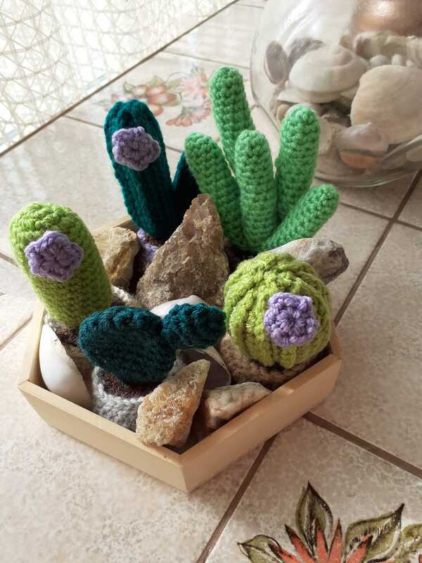 Crochet Pattern Cactus Garden