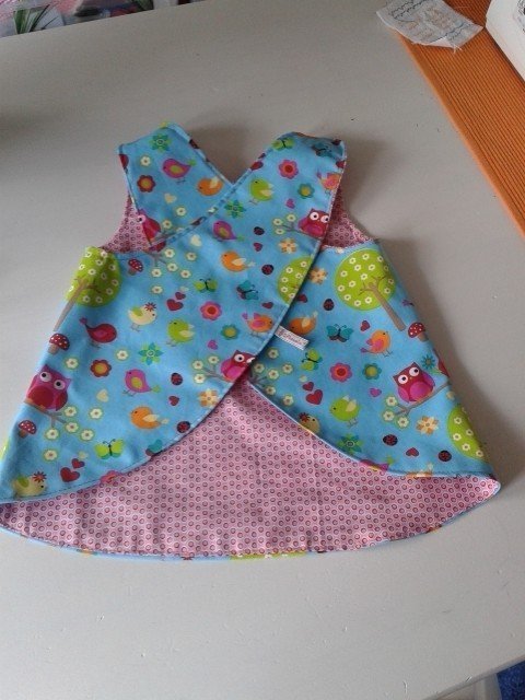 Nähanleitung / Schnittmuster Schürzenkleid Kleid