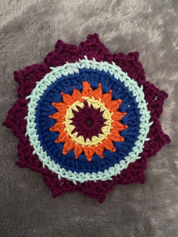 Häkelanleitung Untersetzer von crochet-jewels