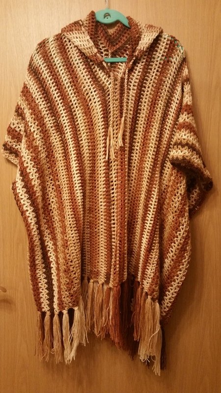 Überwurf / Poncho Stephie * Anleitung für alle Größen *