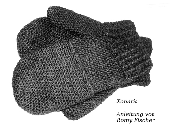 Gut erklärt und mit einem kleinen Bisschen Häkelerfahrung auch problemlos abwandelbar, dh. mit anderer Wolle zu häkeln. Ich habe hier die Big Mama von Gründl verwendet,verhäkelt mit Nadelstärke 4mm. Allerdings habe ich ob der dünneren Wolle für das Rippenmuster halbe statt ganzer Stäbchen verwendet.