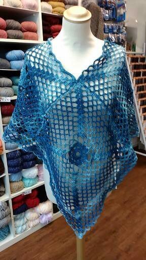 Häkelanleitung Poncho Quickly * Anleitung für alle Größen*