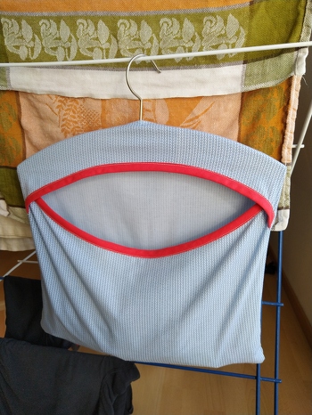 Meine erste Arbeit mit Schrägband.