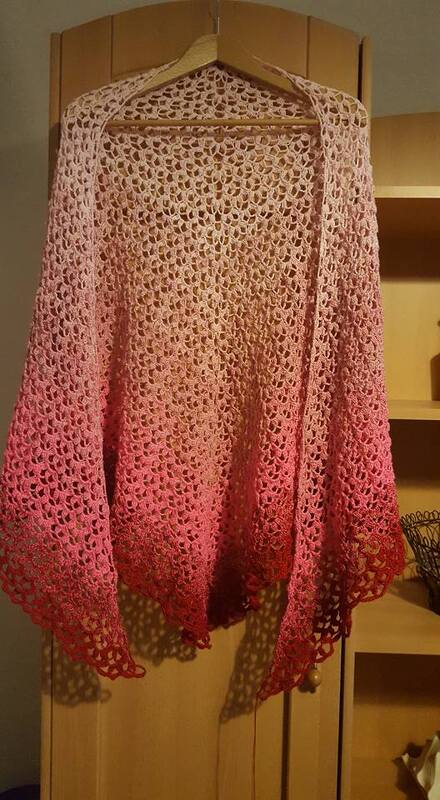 Tuch &quot;Traumtänzer&quot; aus 1 Bobbel häkeln