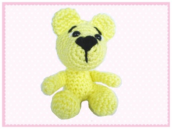 Die Bärchen haben die richtige Größe für Taschenbäumler oder Schlüsselanhänger!