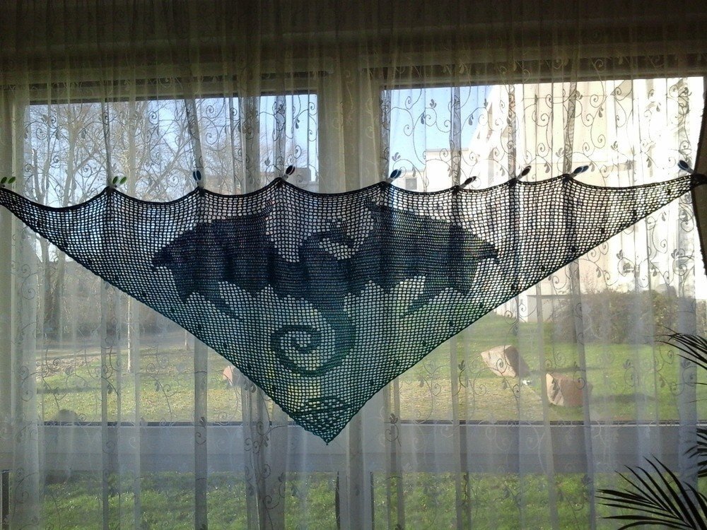 Motivtuch &quot;Adamas Saphir&quot;