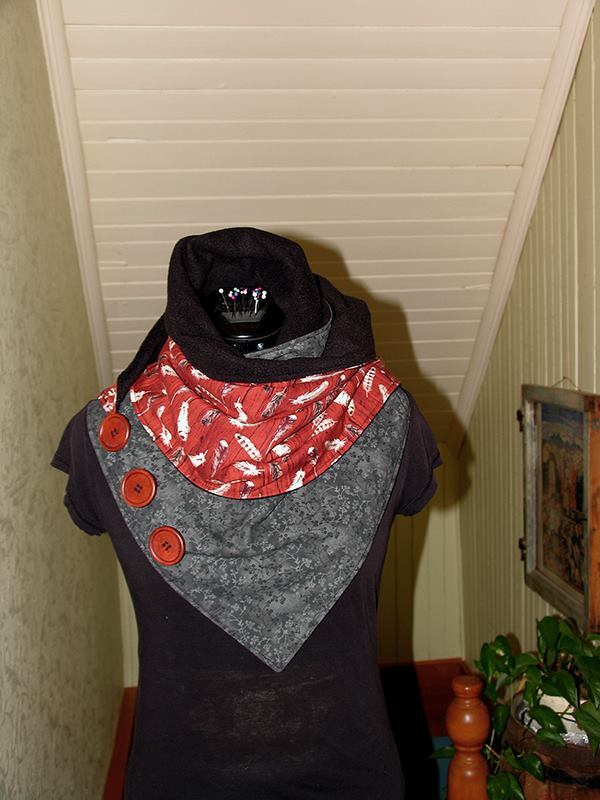 Easy KNOPF*Schal *** freE-Book für Loop Schal mit Knopf in 3 Größen für die ganze Familie Nähen Ohne Schnitt mit VIDEO-Nähanleitung - DIY Design von firstloungeberlin