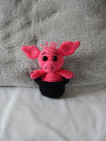 Mein kleiner Lucky! Die Anleitung war gut zum Nachhäkeln.