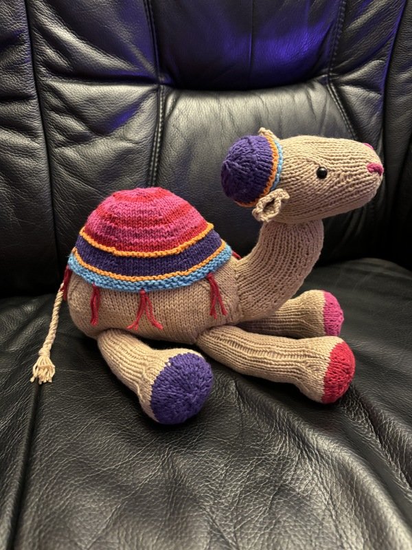 Kemal The Camel knitting pattern
