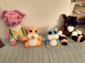 Freddy das Schwein, Penelope das Pferd und die Meiers di Hamster machen meinen Enkeln viel Spaß