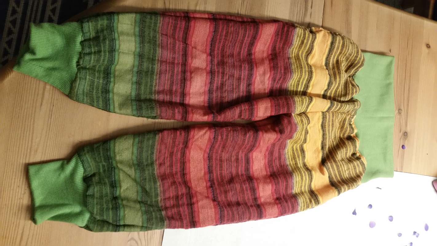 Lange Wohlf&uuml;hlhose ''Superbequem'', Pumphose - Schnittmuster und N&auml;hanleitung