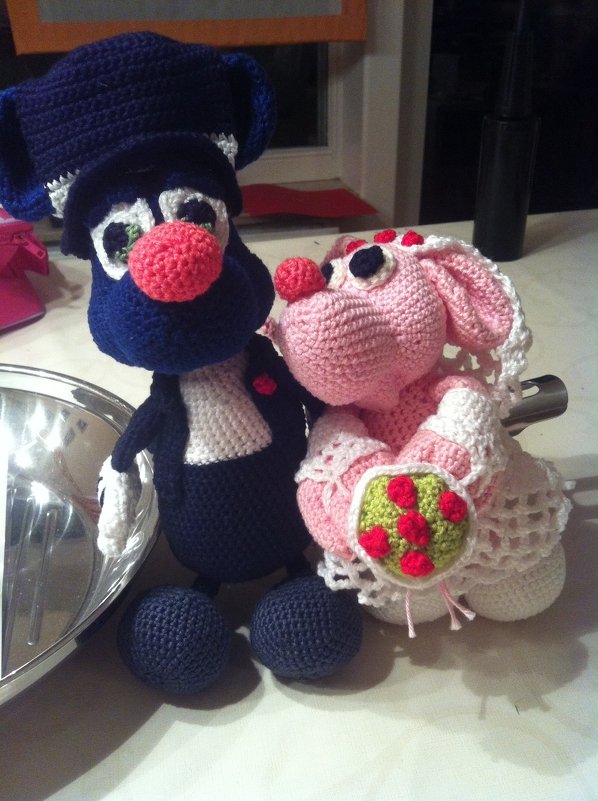 Häkelanleitung, Mäusehochzeit, PDF