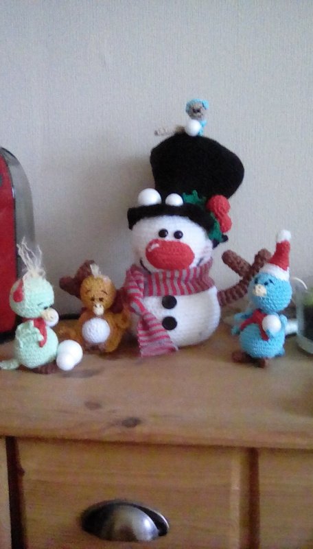 Schneemann &amp; Freunde -- Häkelanleitung von Haekelkeks®