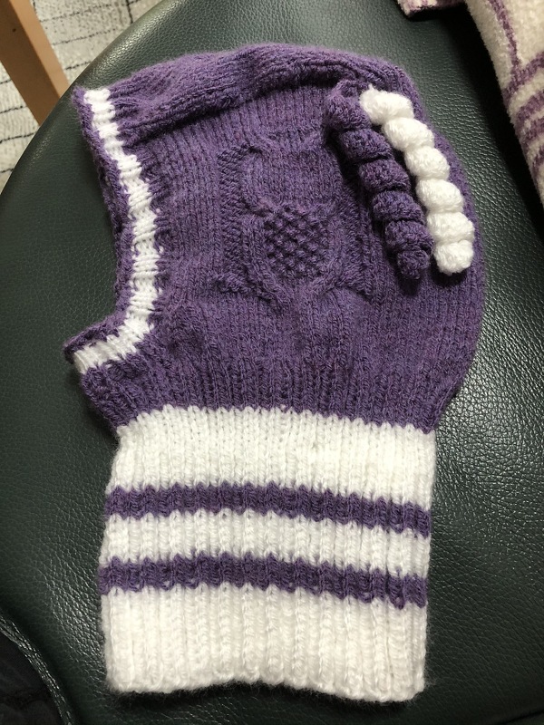 Kleinkinder Schalmütze, Eulenschlupfmütze, in 2 Größen, 42-50 cm