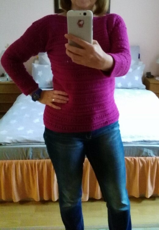 Häkelanleitung Pulli "Grey" - schnell und einfach 