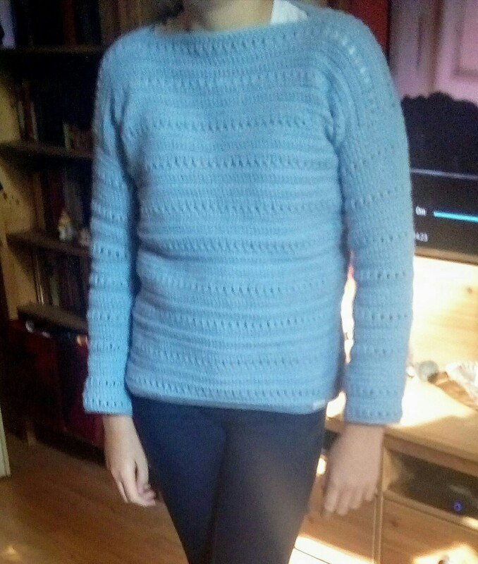 Häkelanleitung Pulli "Grey" - schnell und einfach 