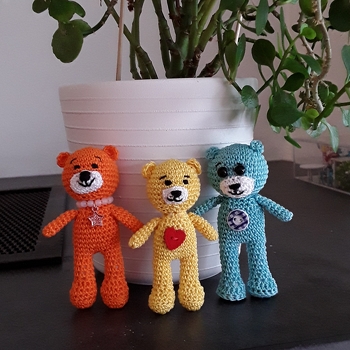 Baerchen Nr. 3 ist fertig. Super AL, und geht schnell zu haekeln.😎