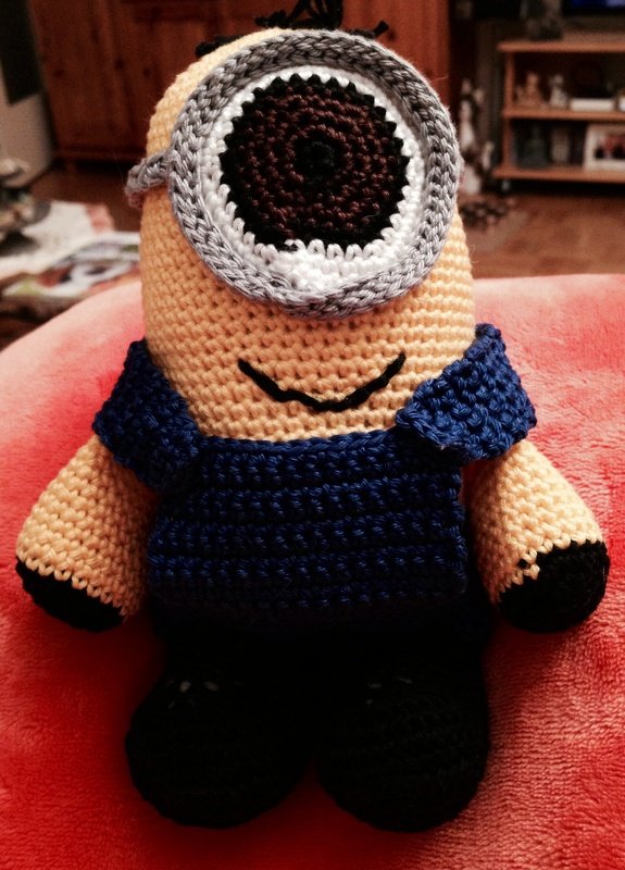 Kostenlose Häkelanleitung - Gelber Einäugiger Mi