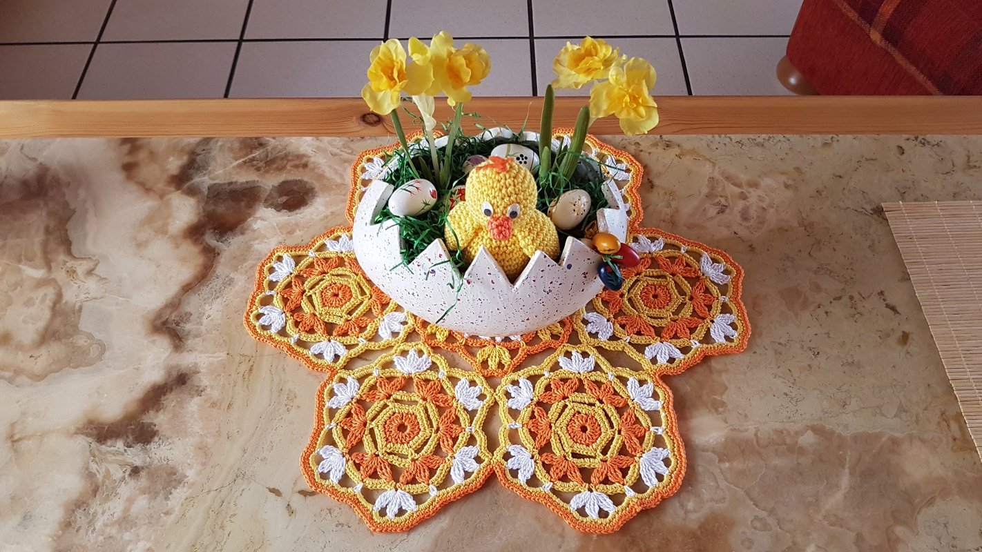  6 eckiges Granny „Wolke“