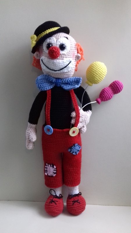 Häkelanleitung Clown Cloude