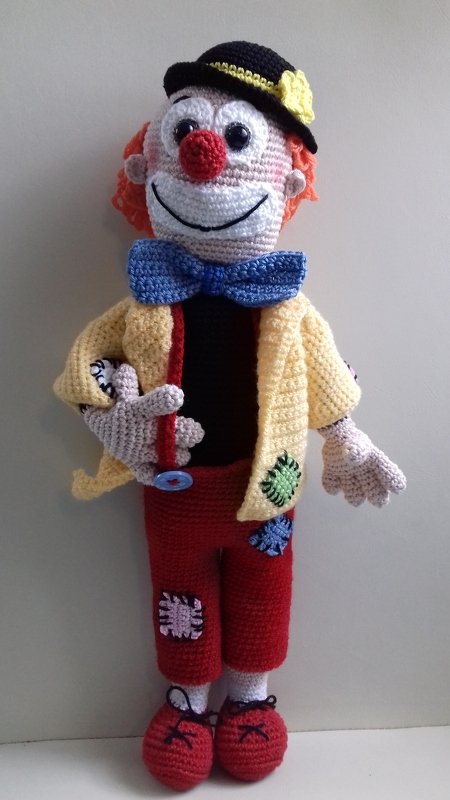 Häkelanleitung Clown Cloude