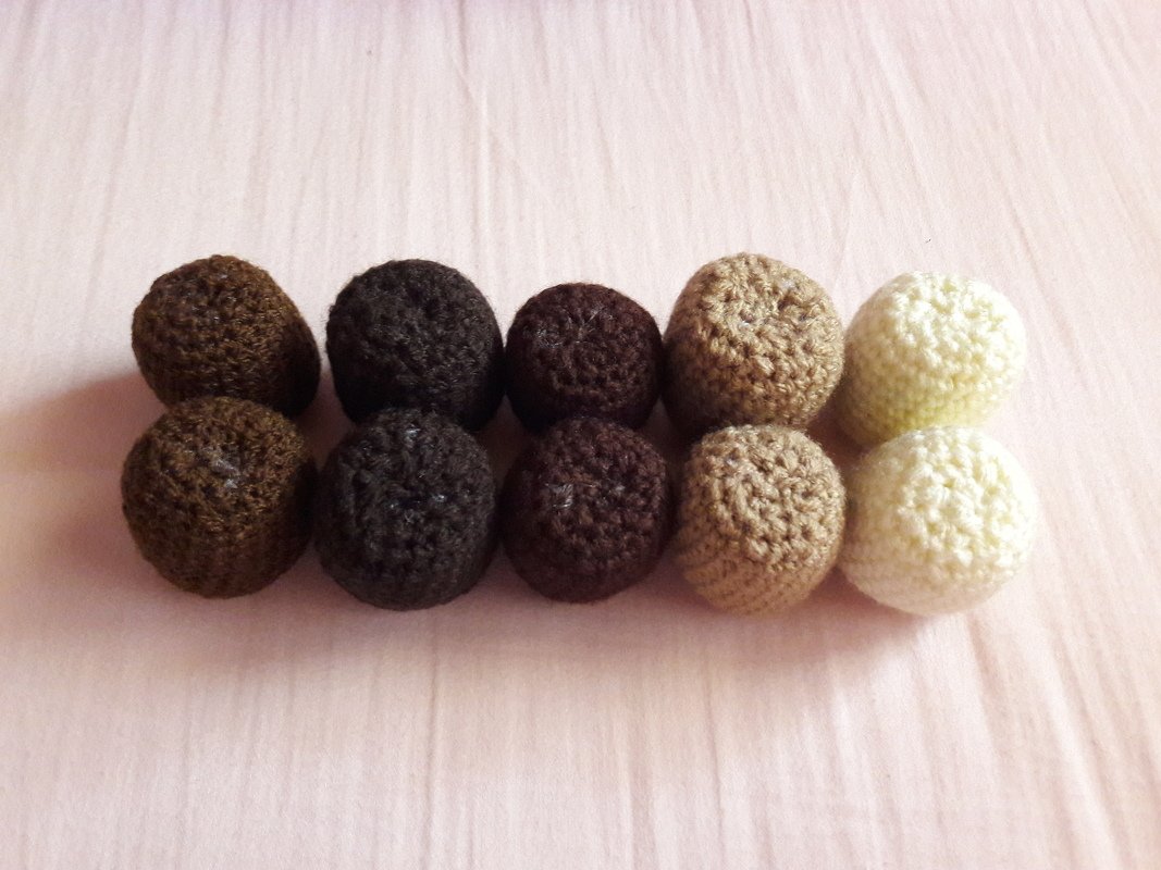 Häkelanleitung Schokokuss / Schaumkuss